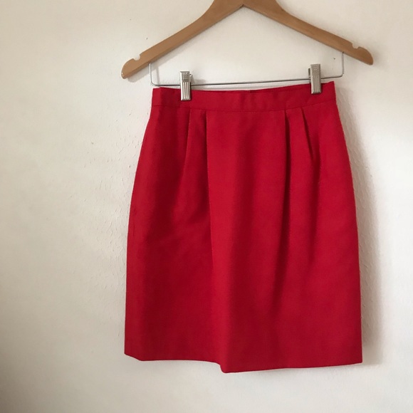 Dresses & Skirts - Vintage Red Pencil Skirt